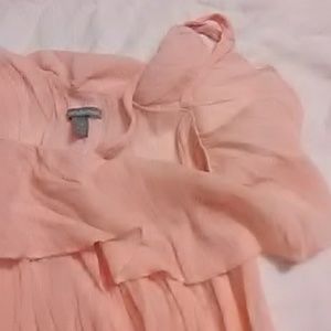 🍑Soft Peachy Sorbet Gauzy Top🌅